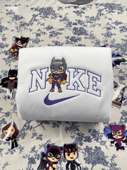 Batman ve Kedi Kadın Nakışlı Çift Kombin