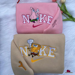 SüngerBob Patrick Nakışlı Çift Kombin