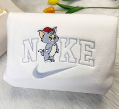 Sevimli Tom ve Jerry Nakışlı Çift Kombin