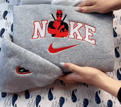 Deadpool ve Wolverine Nike Nakışlı Çift Kombin