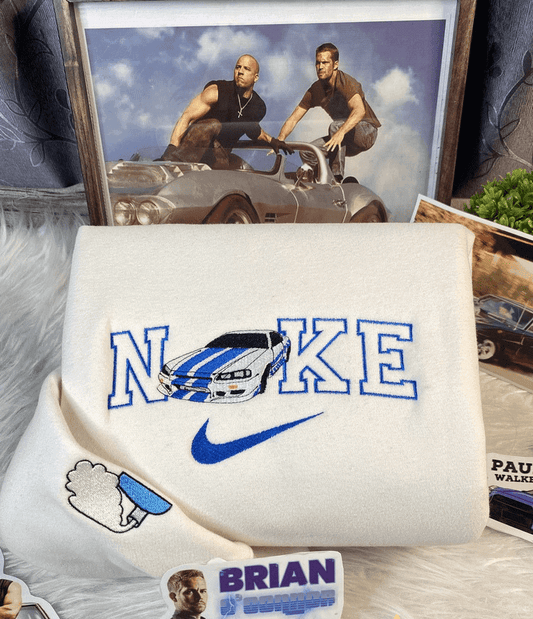 Hızlı ve Öfkeli Brian Nakışlı Çift Kombin