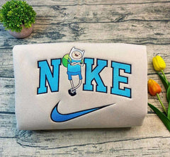 Adventure Time Finn ve Jake Nakışlı Çift Kombin