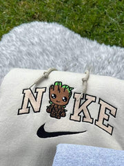 I am Groot ve Roket Rakun Nakışlı Çift Kombin