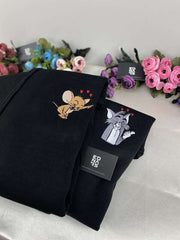 Tom ve Jerry Nakışlı Çift Kombin