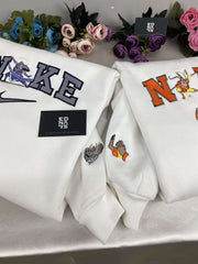 Avatar Aang ve Katara Nakışlı Çift Kombin Tişört, Sweatshirt & Hoodie