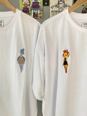 Elemental Ember ve Wade Ateş ve Su v3 Nakışlı Çift Kombin