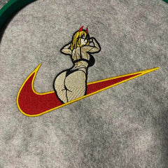 Power Gyat Swoosh Anime Nakış İşleme | EMBROIDERED GYM