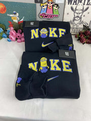 Minyonlar Kevin ve Stuart Nakışlı Çift Kombin