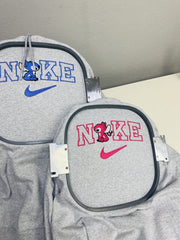 Stitch ve Angel Nakışlı Çift Kombin