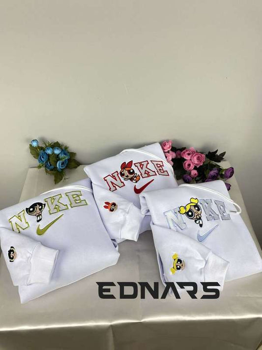 Powerpuff Girls Blossom, Bubbles, Buttercup Nakış İşleme