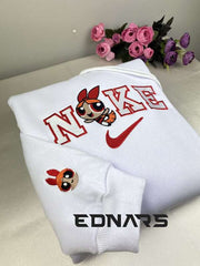 Powerpuff Girls Blossom, Bubbles, Buttercup Nakış İşleme