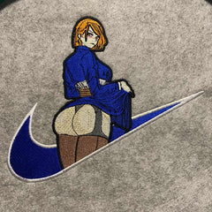 JJK Nobara Gyat Swoosh Anime Nakış İşleme | EMBROIDERED GYM