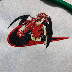 Highschool DxD Rias Gremory Gyat Swoosh Nakış İşleme | EMBROIDERED GYM