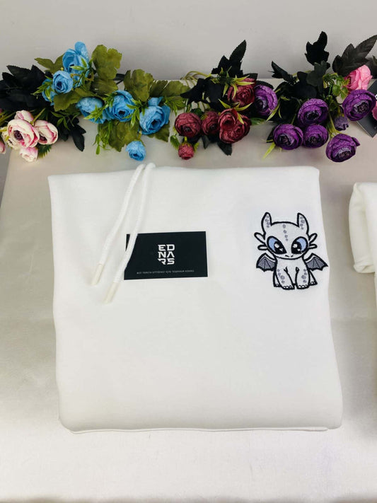 Beyaz Ejderha Dragon Nakış İşleme