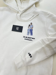 Kişiye Özel Fotoğraf ya Nakış İşleme Tişört, Sweathirt & Hoodie