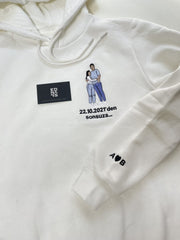 Kişiye Özel Fotoğraf, Metin ve Kol Nakışlı