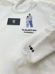 Kişiye Özel Fotoğraf ya Nakış İşleme Tişört, Sweathirt & Hoodie