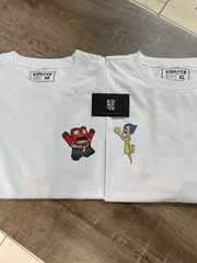 Ters Yüz Öfke ve Neşeli Nakışlı Çift Kombin | Inside Out