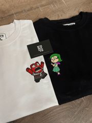 Ters Yüz Öfke ve Tiksinti Nakışlı Çift Kombin | Inside Out