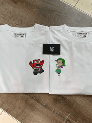 Ters Yüz Öfke ve Tiksinti Nakışlı Çift Kombin | Inside Out