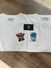 Ters Yüz Öfke ve Üzüntü Nakışlı Çift Kombin | Inside Out