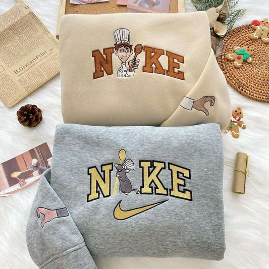 Ratatuy Remy ve Alfredo Nakışlı Çift Kombin