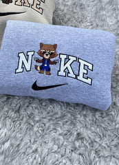 I am Groot ve Roket Rakun Nakışlı Çift Kombin