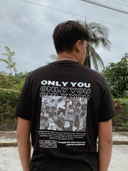 Kişiye Özel Fotoğraflı Girlfriend veya Özel Metin Baskılı Nakışlı Tişört | GIRLFRIEND, ONLY YOU