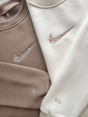 Logo Nike Swoosh Kalp Nakış İşleme