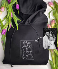 Çizgisel Kişiye Özel Fotoğraf Nakış İşleme