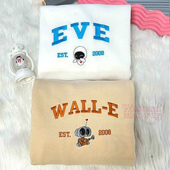 Walle ve Eve v2 Nakışlı Çift Kombin