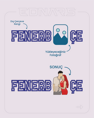 Kişiye Özel Taraftar Fenerb(x)çe Fotoğraf Nakış İşleme