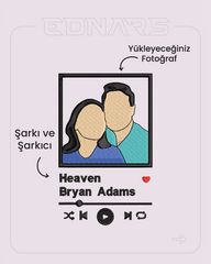 Kişiye Özel Fotoğraf ve Şarkı Nakış İşleme