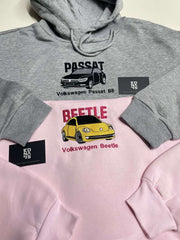 Passat ve Beetle Araba Nakışlı Çift Kombin