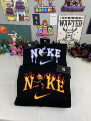 Elemental Ember ve Wade Nakışlı Çift Kombin Tişört, Sweatshirt & Hoodie