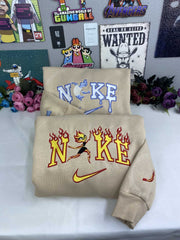 Elemental Ember ve Wade Nakışlı Çift Kombin Tişört, Sweatshirt & Hoodie