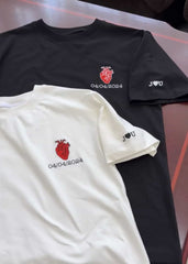 Kol a Harf ve Kırmızı Kalp Nakışlı Çift Kombin, Sevgili Kombini