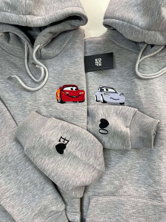 McQueen ve Sally v4 Nakışlı Çift Kombin