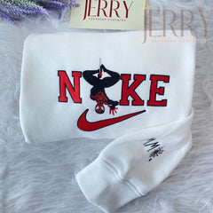 Spiderman ve Spidergirl v3 Nakış İşleme Çift Kombin