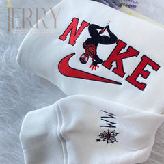 Spiderman ve Spidergirl v3 Nakış İşleme Çift Kombin