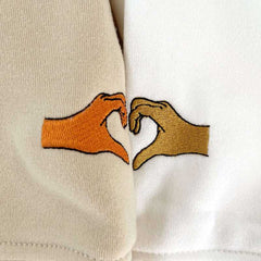 Pocahontas ve John Smith Nakışlı Çift Kombin Tişört, Sweatshirt & Hoodie