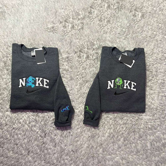 Sulley ve Mike V2 Nakışlı Çift Kombin