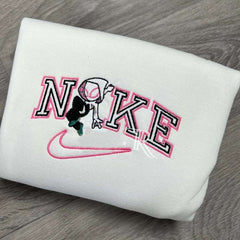 Gwen ve SpiderMan Nakışlı Çift Kombin