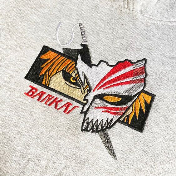 BLEACH ICHIGO HOLLOW MASK BANKAI GYM Anime Nakış İşleme