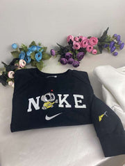 Walle ve Eva Nakışlı Çift Kombin Tişört, Sweatshirt &amp; Hoodie