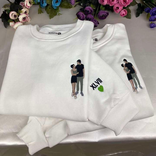 Kişiye Özel Fotoğraf Nakış İşleme Tişört, Sweathirt & Hoodie