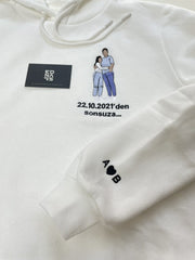 Kişiye Özel Fotoğraf Nakış İşleme Tişört, Sweathirt & Hoodie