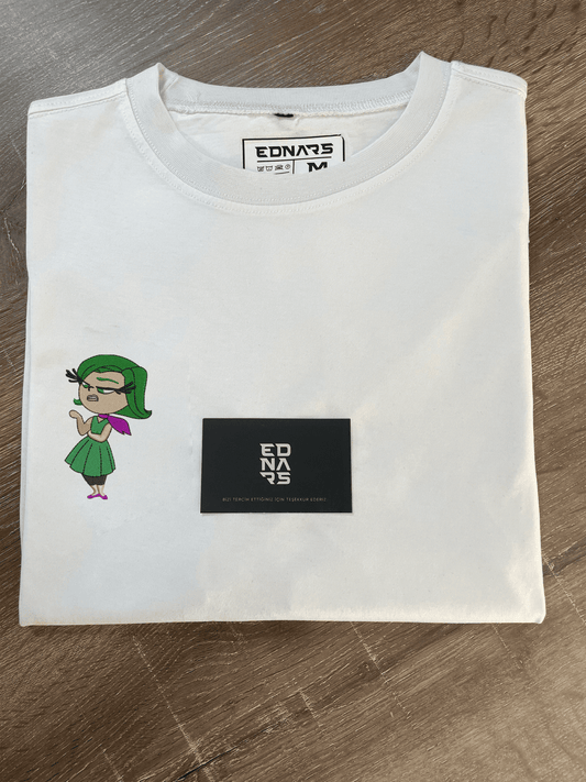 Kalp Tiksinti Ters Yüz Nakışlı | Disgust Inside Out