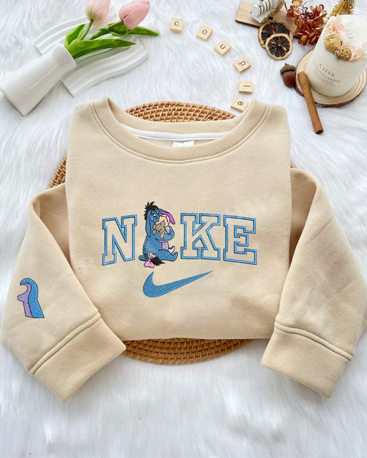 Winnie The Pooh ve Eşek Eeyore Nakışlı Çift Kombin