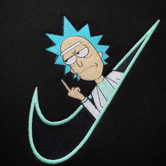 Rick and Morty Rick Fuck Nakış İşleme